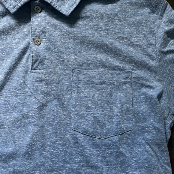 James Campbell, blue polo t-shirt, size Large - Picture 3 of 3